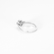 Bague 54 Bague solitaire platine et diamant taille ancienne 58 Facettes DV21635-3