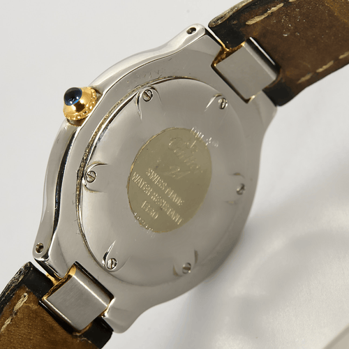 Montre CARTIER - Must 21 - Montre en acier et métal doré 58 Facettes DV21612-1