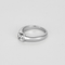 Bague 48 Bague solitaire en or gris et diamant princesse 58 Facettes DV11394-3-48-2
