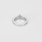 Bague 48 Bague solitaire en or gris et diamant princesse 58 Facettes DV11394-3-48-2