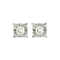 Paire de boutons d'oreilles en or gris 14K et diamants 58 Facettes DV11394-4