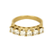 Bague 50 Demie Alliance en or jaune et diamants 58 Facettes DV11394-1-50-2