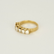Bague 50 Demie Alliance en or jaune et diamants 58 Facettes DV11394-1-50-2