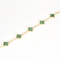 Bracelet Van Cleef & Arpels Bracelet Vintage Alhambra 5 motifs en or jaune et malachite 58 Facettes DV14259-2