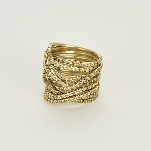 Bague 50 Stern- Zephyr - Bague en or jaune et diamants 58 Facettes DV21952-1-50-2