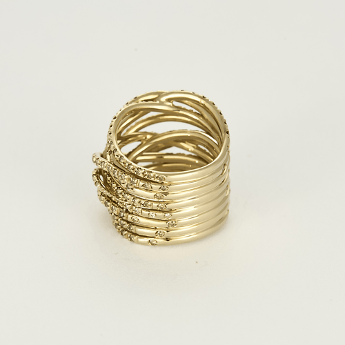 Bague 50 Stern- Zephyr - Bague en or jaune et diamants 58 Facettes DV21952-1-50-2