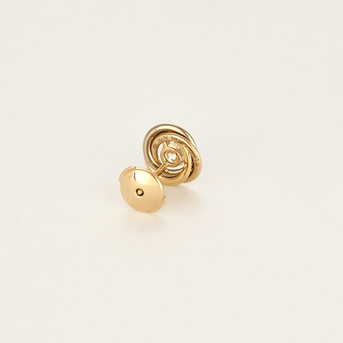 Boucles d'oreilles Cartier - Trinity- Boucle d'oreilles en or de trois couleurs et diamants 58 Facettes DV17058-12