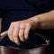 Bague 51 Bague solitaire en or gris et diamants 58 Facettes DV22646-1-51-2