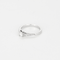 Bague 51 Bague solitaire en or gris et diamants 58 Facettes DV22646-1-51-2