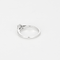 Bague 51 Bague solitaire en or gris et diamants 58 Facettes DV22646-1-51-2