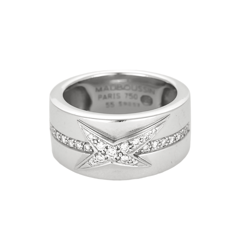 Bague 55 MAUBOUSSIN - Mes nuances à toi - Bague en or gris et diamants 58 Facettes DV22481-1