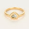 Bague 55 CHOPARD -  Happy diamonds - Bague coeur en or jaune et diamants 58 Facettes DV21885-4