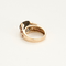 Bague 49 MAUBOUSSIN - Bague en or rose quartz fumé, diamants, saphirs oranges 58 Facettes DV21372-1