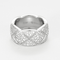 Bague 54 CHANEL- Coco Crush . Large Modèle. Bague en or gris et diamants 58 Facettes DDV21138-3-54-24