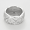 Bague 54 CHANEL- Coco Crush . Large Modèle. Bague en or gris et diamants 58 Facettes DDV21138-3-54-24