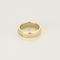 Bague 51 Large alliance en or jaune et diamants 58 Facettes DV20246-1