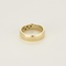 Bague 51 Large alliance en or jaune et diamants 58 Facettes DV20246-1
