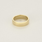 Bague 51 Large alliance en or jaune et diamants 58 Facettes DV20246-1