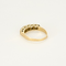 Bague 51 Demie alliance en or jaune et diamants 58 Facettes DV10000-2-51-2
