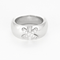 Bague 54 CHAUMET - Bague double lien en or gris et diamants 58 Facettes DDV0975-6