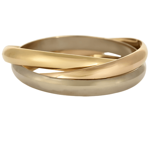 Bracelet CARTIER - Trinity - Extra Large - Bracelet trois anneaux trois ors 58 Facettes DV20803-1