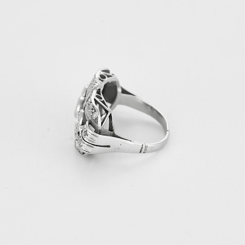 Bague 51 Bague en platine et diamants 58 Facettes DV22972-3-51-2