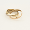Bague 49 Cartier Bague Trinity PM en trois ors 58 Facettes DV22522-1