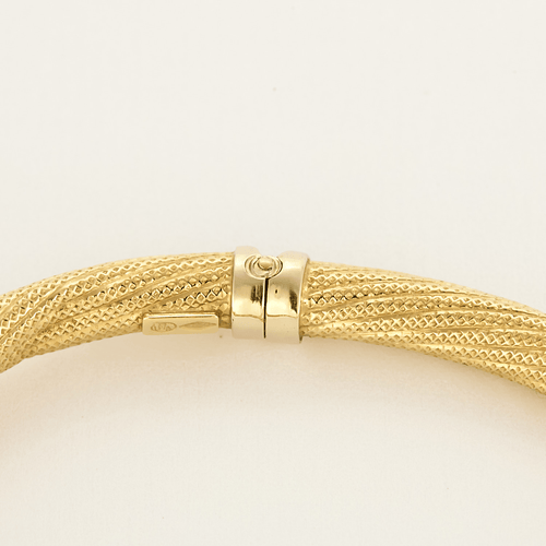 Bracelet Bracelet torque or jaune 58 Facettes DV11394-5
