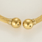 Bracelet Bracelet torque or jaune 58 Facettes DV11394-5