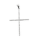 Pendentif Pendentif "Croix" en or gris et diamants 58 Facettes DV22972-14
