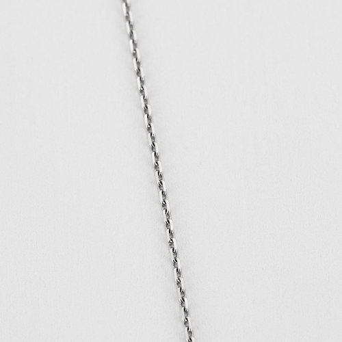 Collier Collier en or gris, aigue-marine et diamants 58 Facettes DV21730-1