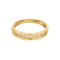 Fine Bague jonc or jaune et diamants
