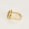 Bague 52 Bague en or jaune, émeraude et diamants 58 Facettes DV23103-1-52-1