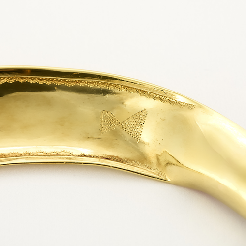 Hermes - Collection Mopti - Important collier en or jaune et cornaline.