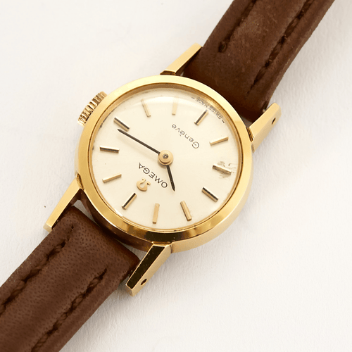 Montre OMEGA - Genève Lady Vintage - Montre de dame acier et plaqué or 58 Facettes DV15048-11