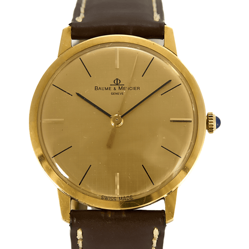 Montre BAUME & MERCIER - Linen Dial Vintage - Montre en or jaune 58 Facettes DV15048-19