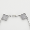 Collier Van Cleef & Arpels -Vintage Alhambra 10 motifs - Collier en or gris et calcédoine 58 Facettes DV0830-32