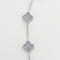 Collier Van Cleef & Arpels -Vintage Alhambra 10 motifs - Collier en or gris et calcédoine 58 Facettes DV0830-32
