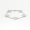 Bracelet Van Cleef &Arpels -Vintage Alhambra- Bracelet en or gris et calcédoine 58 Facettes DV0830-33