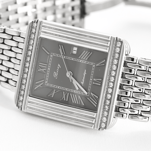 Montre POIRAY - Ma Première Grand Modèle - Montre en acier et diamants 58 Facettes DV22243-1
