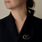 Broche Broche Art Déco en platine, or gris , onyx et diamants 58 Facettes DV0513-3