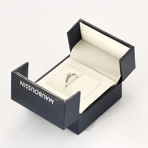 Bague 50 MAUBOUSSIN - Tu es le sel de ma vie n°1 - Bague en or gris et diamant 58 Facettes DV20648-1