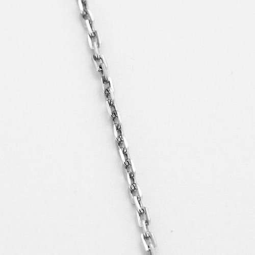 Collier Chaîne et pendentif en or gris, jade et diamants 58 Facettes DV0513-4