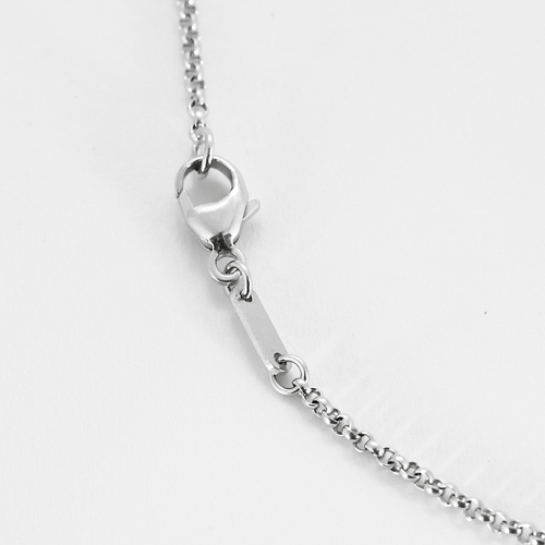 Collier Collier en or gris et diamant 0.20 carat 58 Facettes DV23195-4