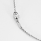 Collier Collier en or gris et diamant 0.20 carat 58 Facettes DV23195-4