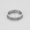 Bague 50 CARTIER - LOVE - Bague Alliance Or Gris et Diamant 58 Facettes DV22795-1