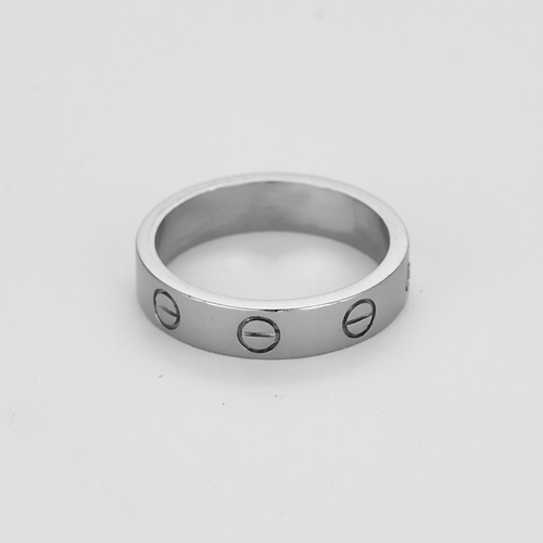 Bague 50 CARTIER - LOVE - Bague Alliance Or Gris et Diamant 58 Facettes DV22795-1
