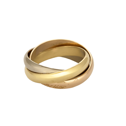 Bague 53 Cartier - Trinity Classique - Bague trois anneaux en or de trois couleurs 58 Facettes DV22624-2