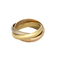 Bague 53 Cartier - Trinity Classique - Bague trois anneaux en or de trois couleurs 58 Facettes DV22624-2
