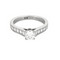 Bague 47 Cartier - "Solitaire 1895" - Bague platine et diamants. 58 Facettes DV20232-1